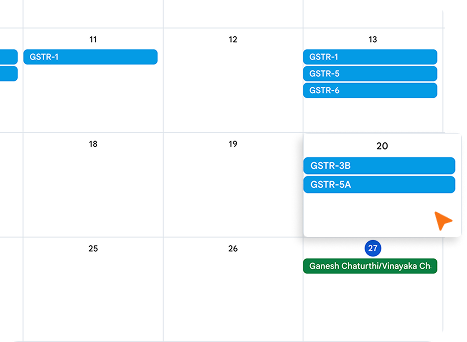 Calendar Preview